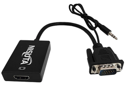 Conversor Vga + Audio 3.5mm A Hdmi 1080p Con Cable Nisuta